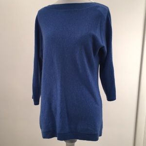 ✅ SOLD Blue 100% Cashmere Sweater